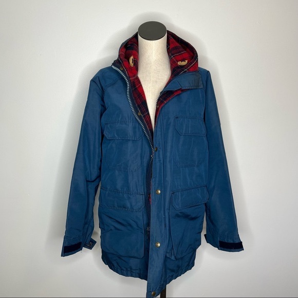 Vintage WOOLRICH Wool diving JACKET Coat size Medium - Picture 4 of 15